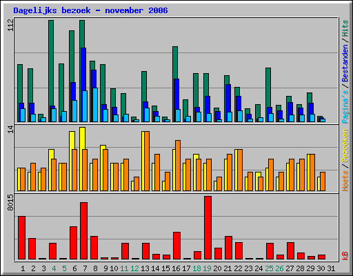 Dagelijks bezoek - november 2006